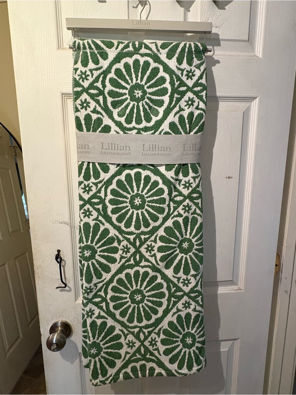 Home Green & White Decorative Throw Blanket